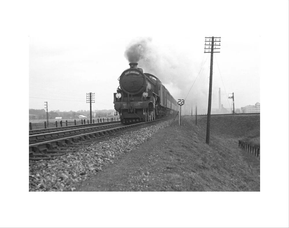 B1 No.1271 on the East Anglian express c.1940's - Image 35