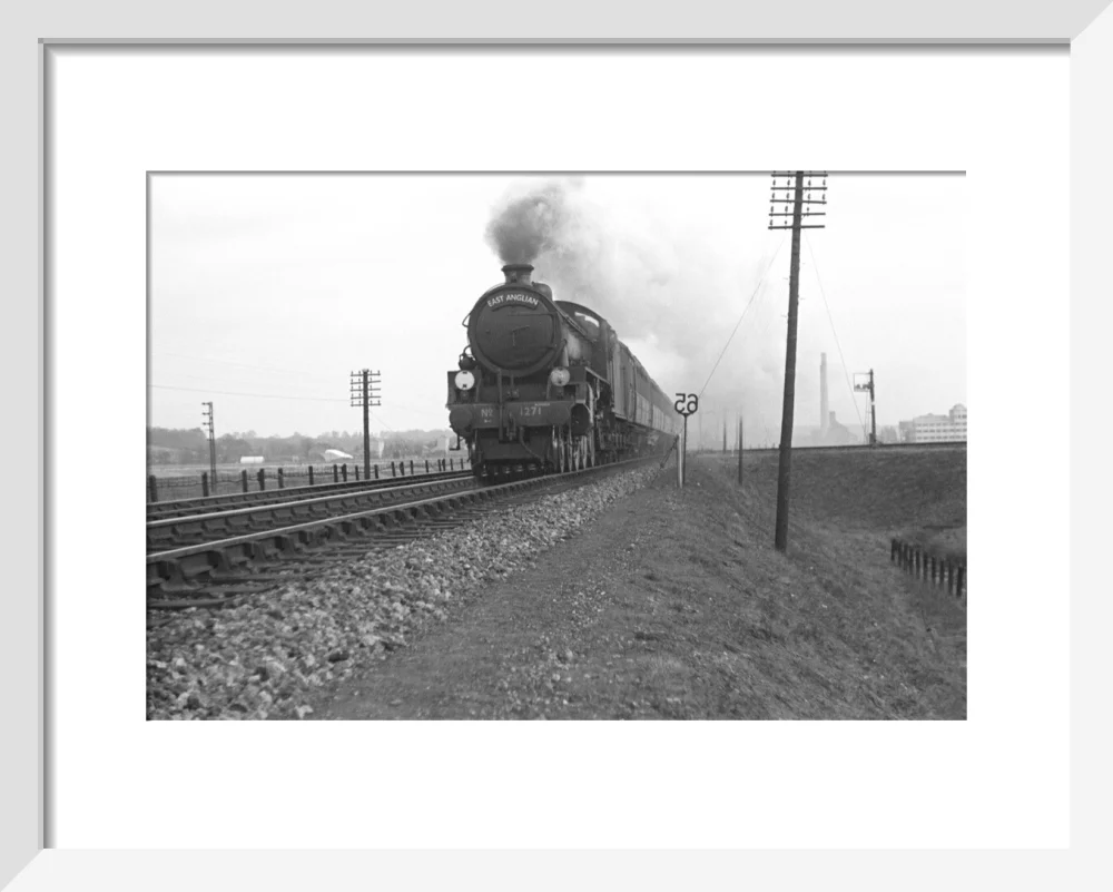 B1 No.1271 on the East Anglian express c.1940's - Image 37