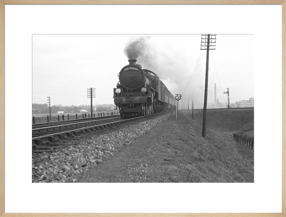 B1 No.1271 on the East Anglian express c.1940's - Image 59