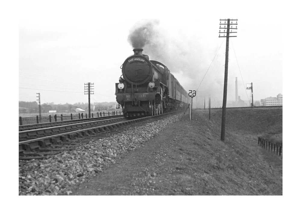 B1 No.1271 on the East Anglian express c.1940's - Image 63