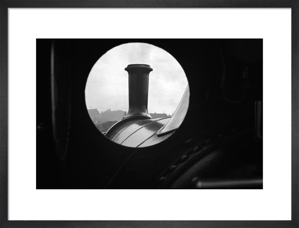 View through locomotive cab window of GNR Stirling Single - Image 46