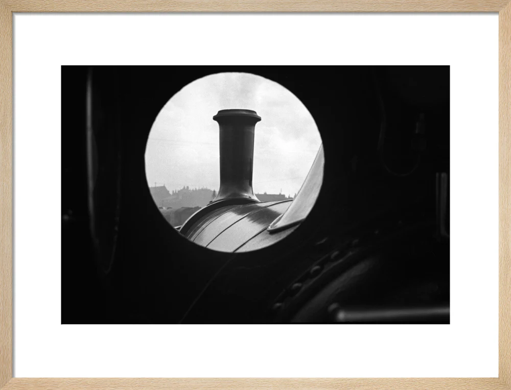 View through locomotive cab window of GNR Stirling Single - Image 49
