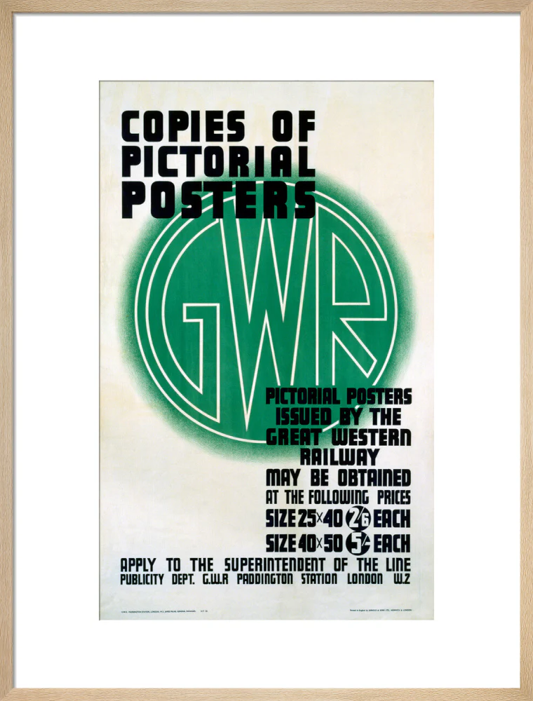 ‘Copies of Pictorial Posters’, GWR poster, 1923-1947 - Image 21