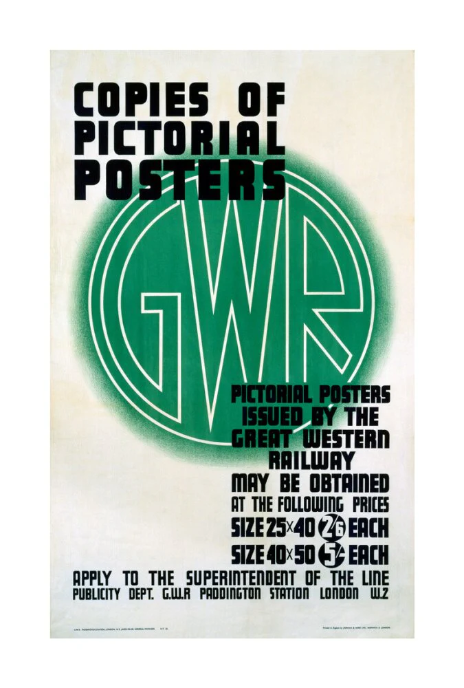 ‘Copies of Pictorial Posters’, GWR poster, 1923-1947 - Image 29