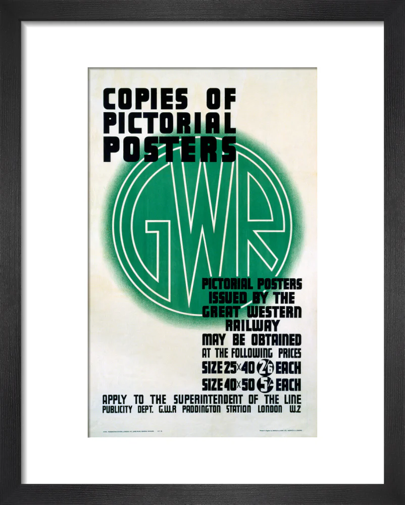 ‘Copies of Pictorial Posters’, GWR poster, 1923-1947 - Image 3
