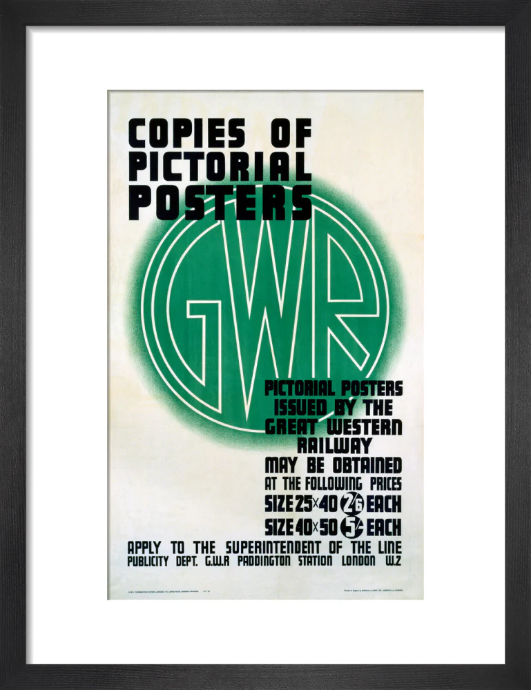 ‘Copies of Pictorial Posters’, GWR poster, 1923-1947 - Image 8