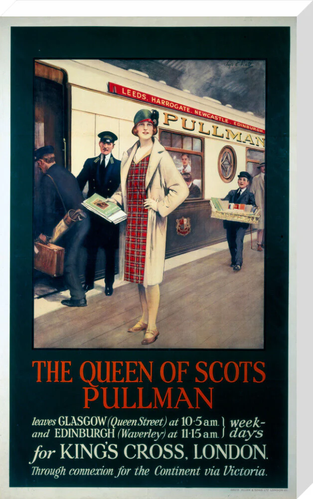 'The Queen of Scots Pullman', Pullman Company poster, c 1926 - Image 33