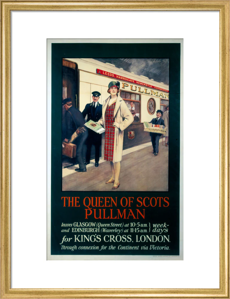 'The Queen of Scots Pullman', Pullman Company poster, c 1926 - Image 48