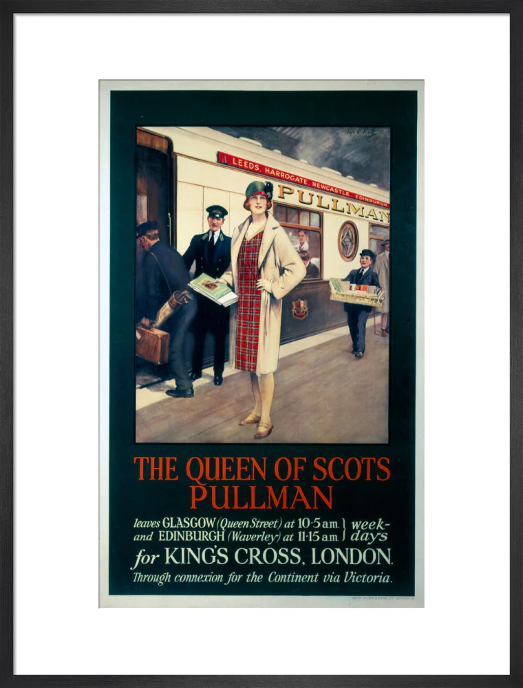 'The Queen of Scots Pullman', Pullman Company poster, c 1926 - Image 51