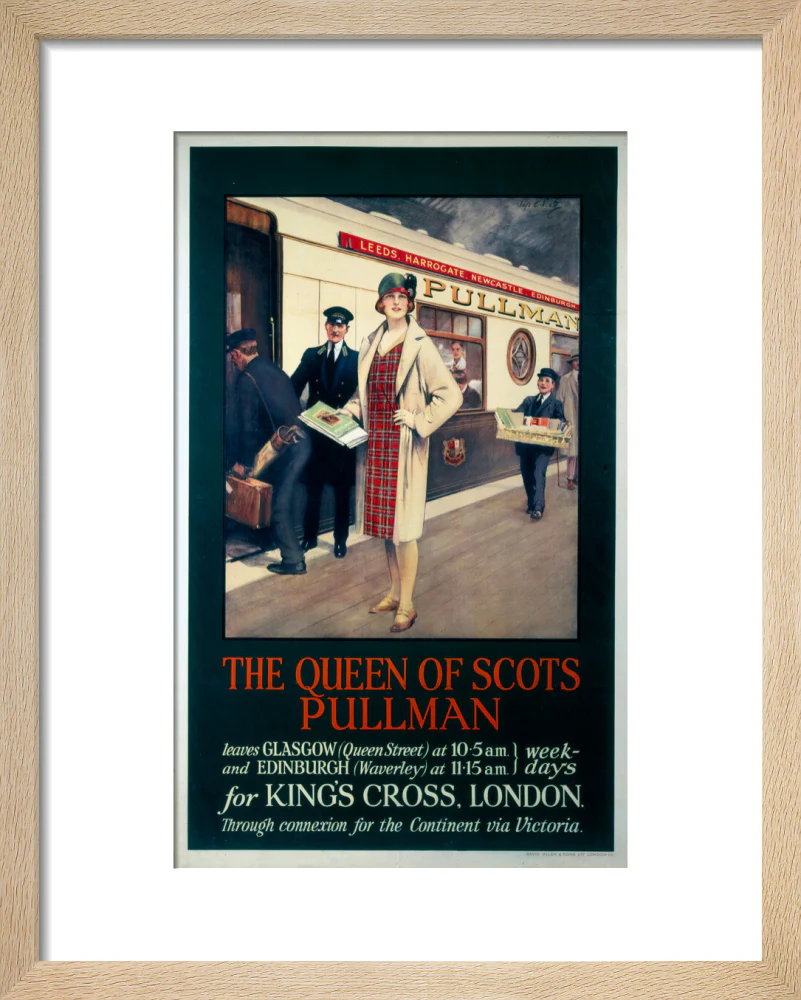 'The Queen of Scots Pullman', Pullman Company poster, c 1926 - Image 6