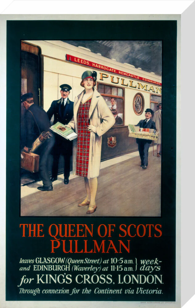 'The Queen of Scots Pullman', Pullman Company poster, c 1926 - Image 65