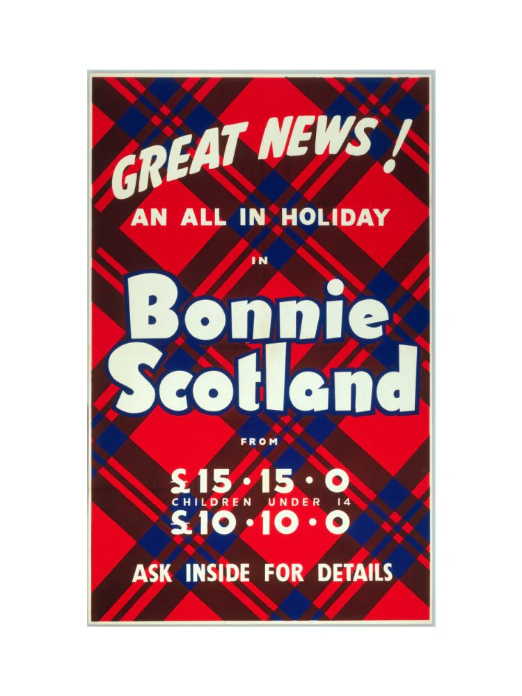 'Great News! An All in Holiday in Bonnie Scotland', BR poster, c 1950s - Image 40