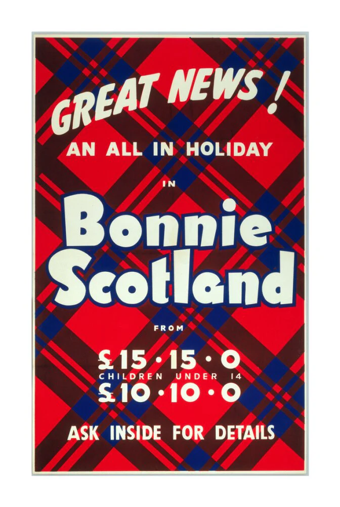 'Great News! An All in Holiday in Bonnie Scotland', BR poster, c 1950s - Image 63