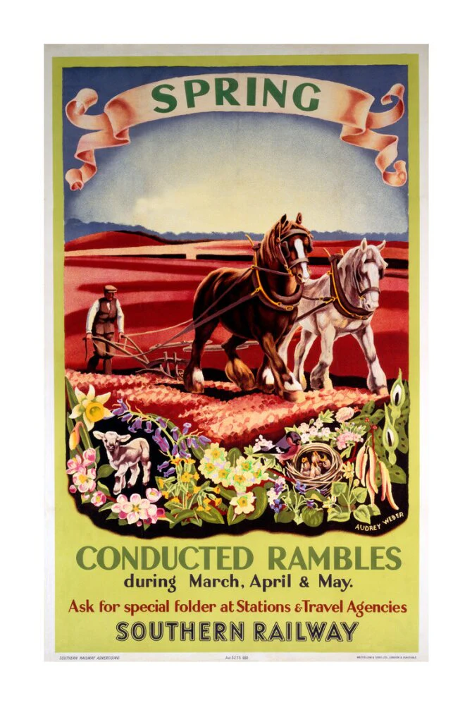 ‘Spring’, SR poster, 1936. - Image 30
