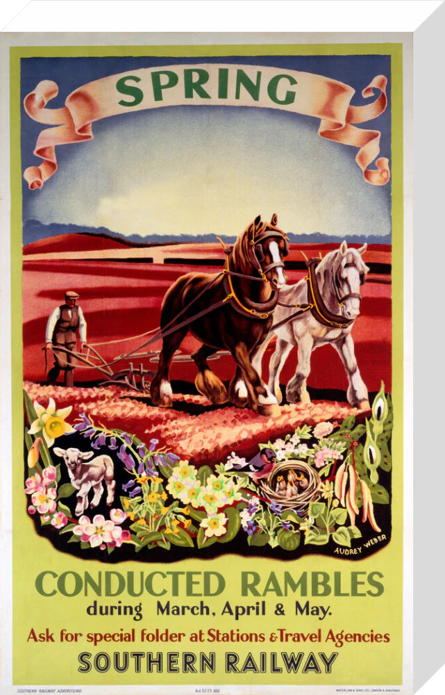 ‘Spring’, SR poster, 1936. - Image 32