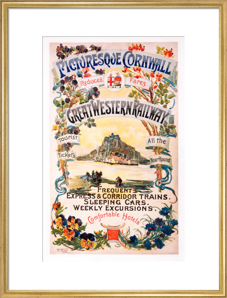 'Picturesque Cornwall', GWR poster, 1897. - Image 20