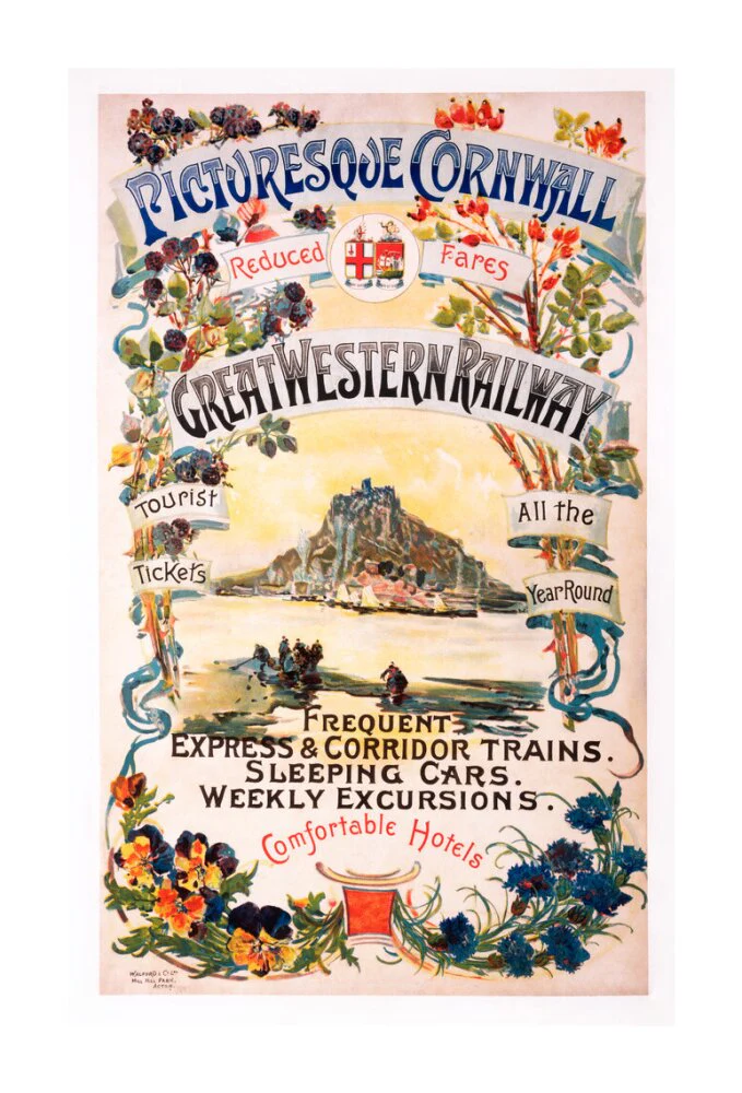 'Picturesque Cornwall', GWR poster, 1897. - Image 30
