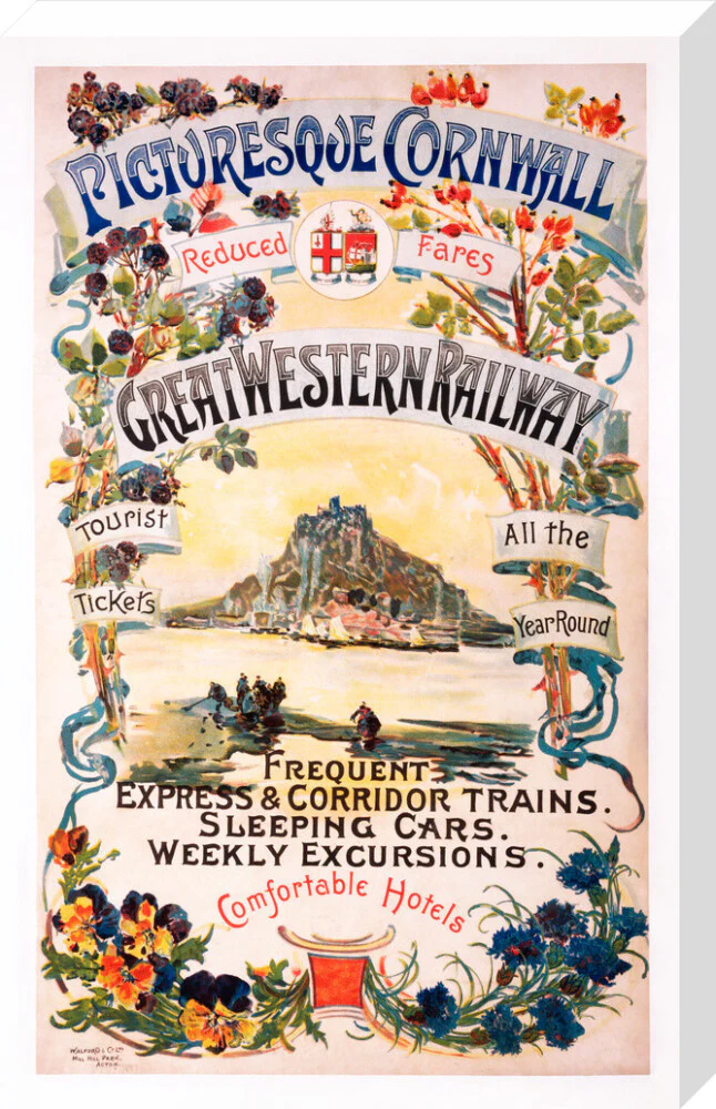 'Picturesque Cornwall', GWR poster, 1897. - Image 33
