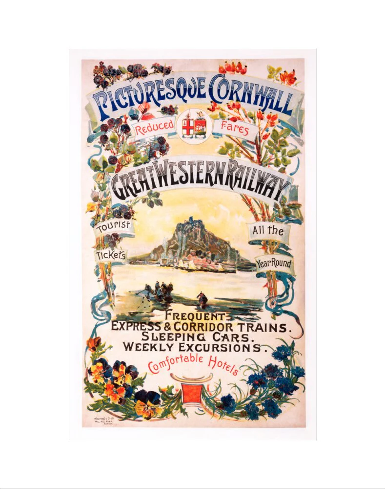 'Picturesque Cornwall', GWR poster, 1897. - Image 35