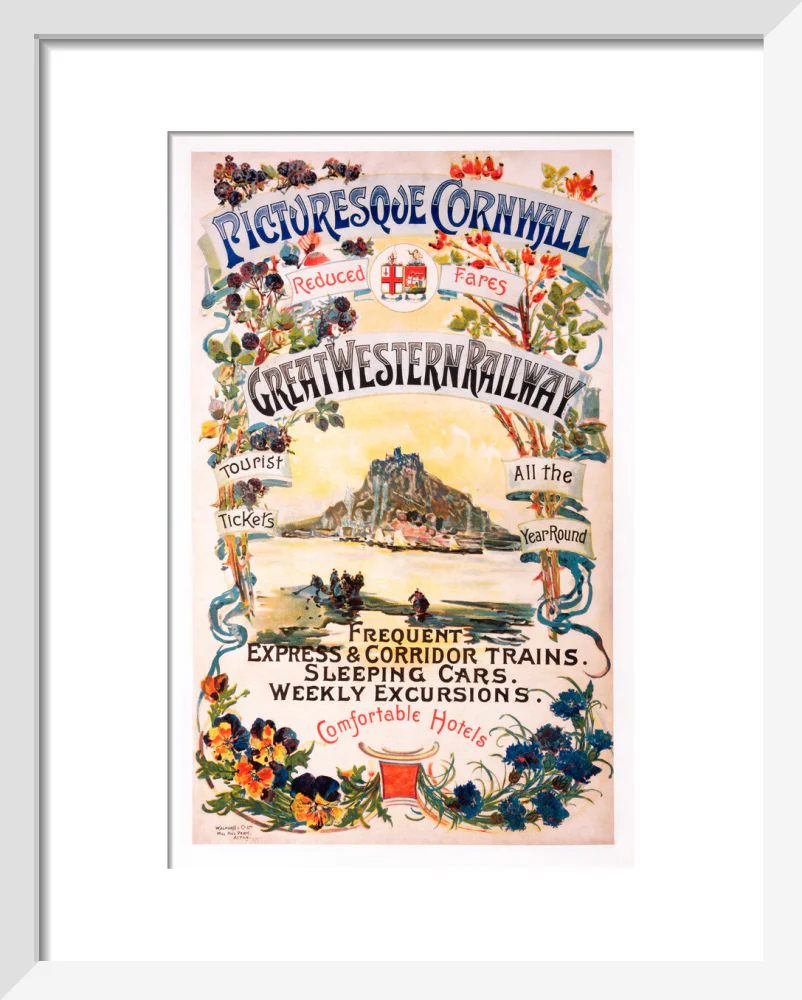 'Picturesque Cornwall', GWR poster, 1897. - Image 37