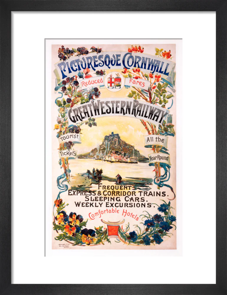 'Picturesque Cornwall', GWR poster, 1897. - Image 41