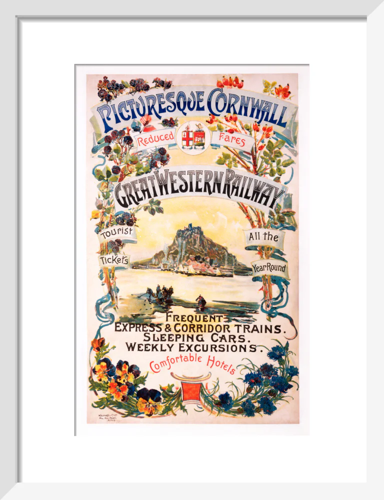 'Picturesque Cornwall', GWR poster, 1897. - Image 42