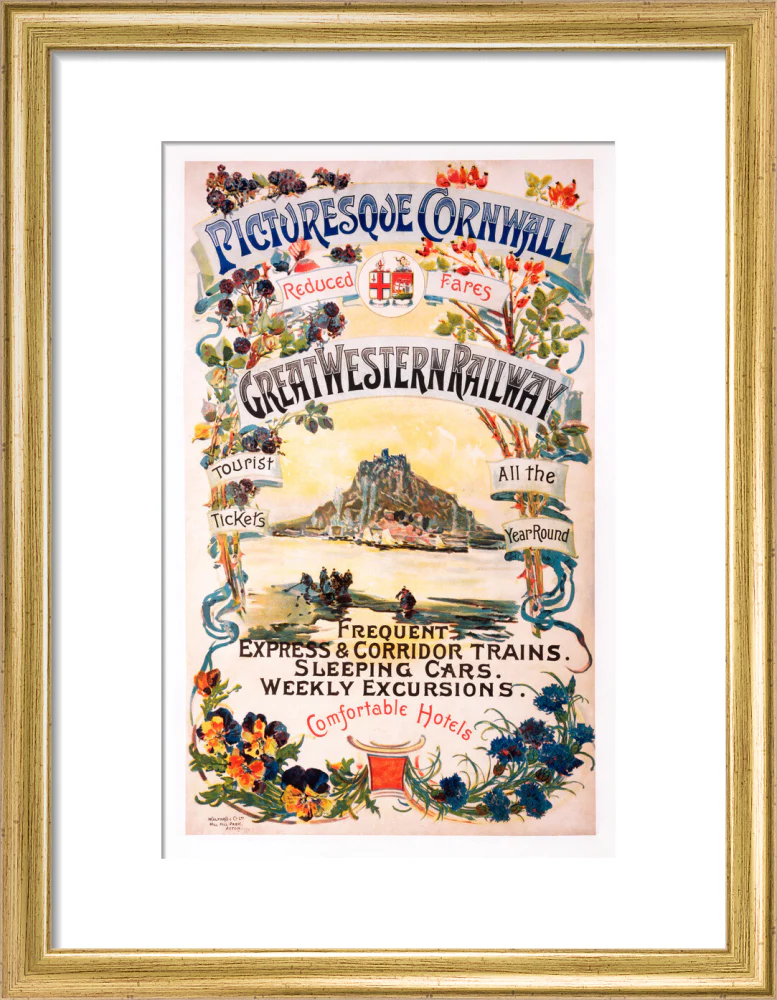 'Picturesque Cornwall', GWR poster, 1897. - Image 43