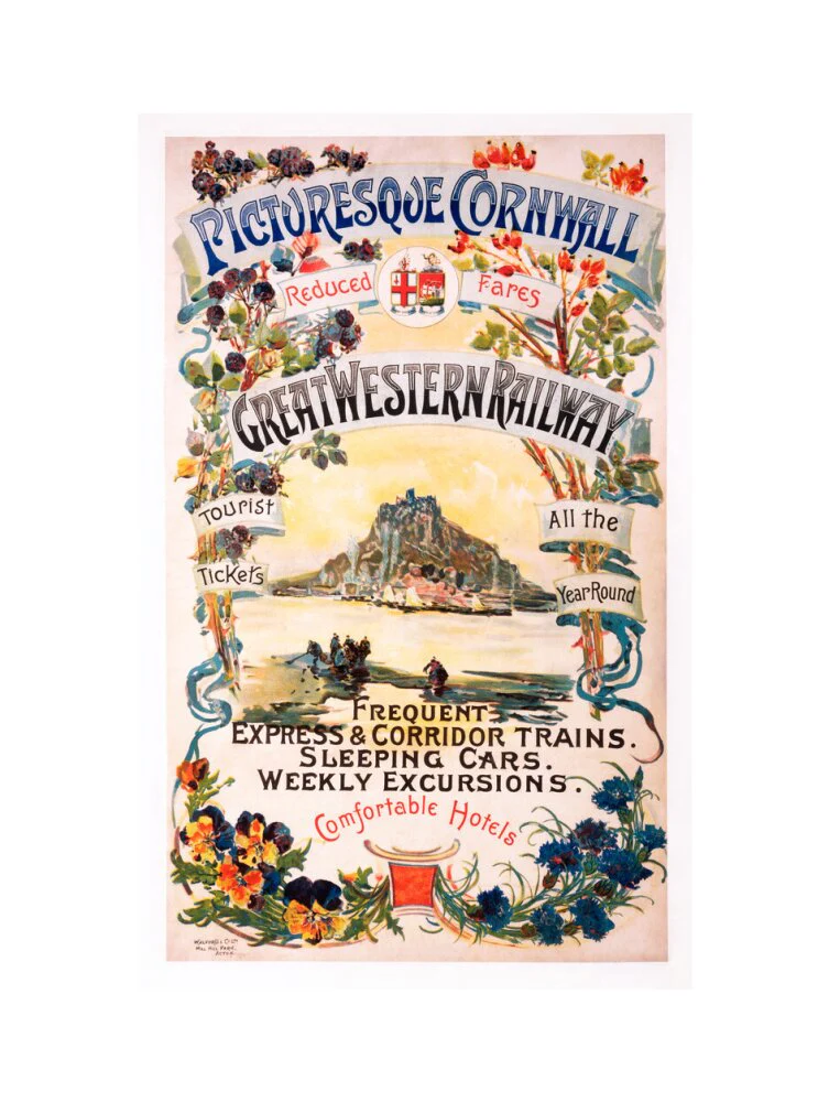 'Picturesque Cornwall', GWR poster, 1897. - Image 50