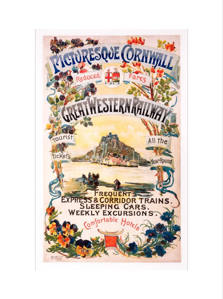 'Picturesque Cornwall', GWR poster, 1897. - Image 55