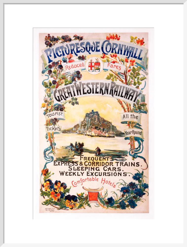'Picturesque Cornwall', GWR poster, 1897. - Image 57