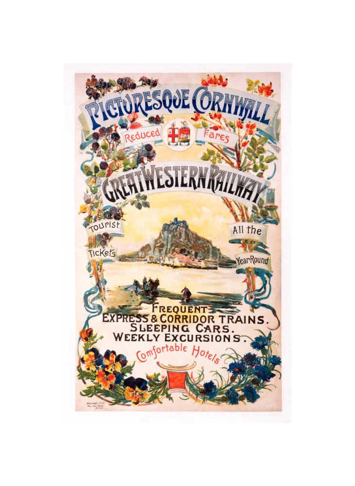 'Picturesque Cornwall', GWR poster, 1897. - Image 60