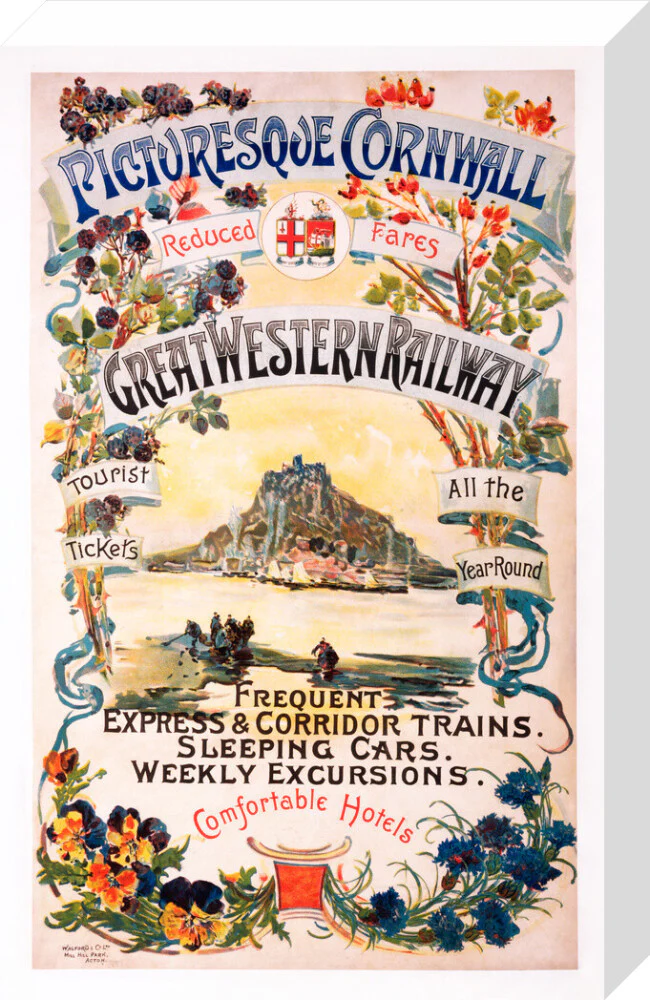 'Picturesque Cornwall', GWR poster, 1897. - Image 65