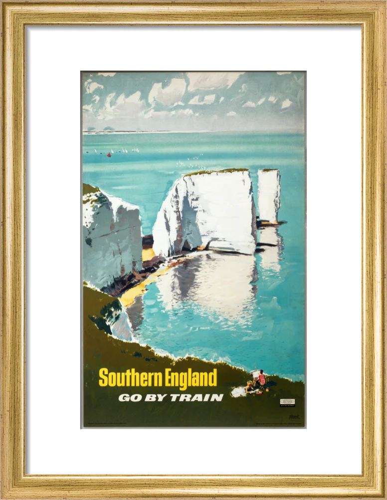 'Southern England, Go by Train', BR (SR) poster, 1960. - Image 10