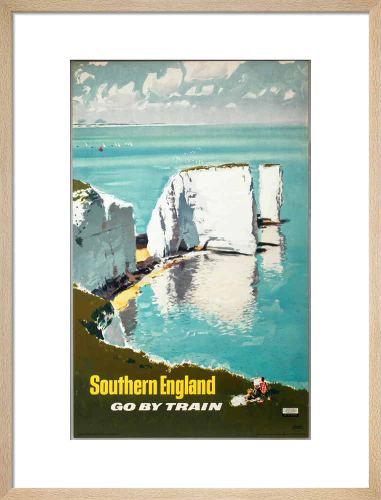 'Southern England, Go by Train', BR (SR) poster, 1960. - Image 16