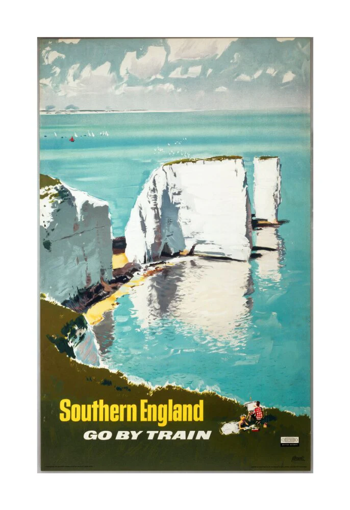 'Southern England, Go by Train', BR (SR) poster, 1960. - Image 29