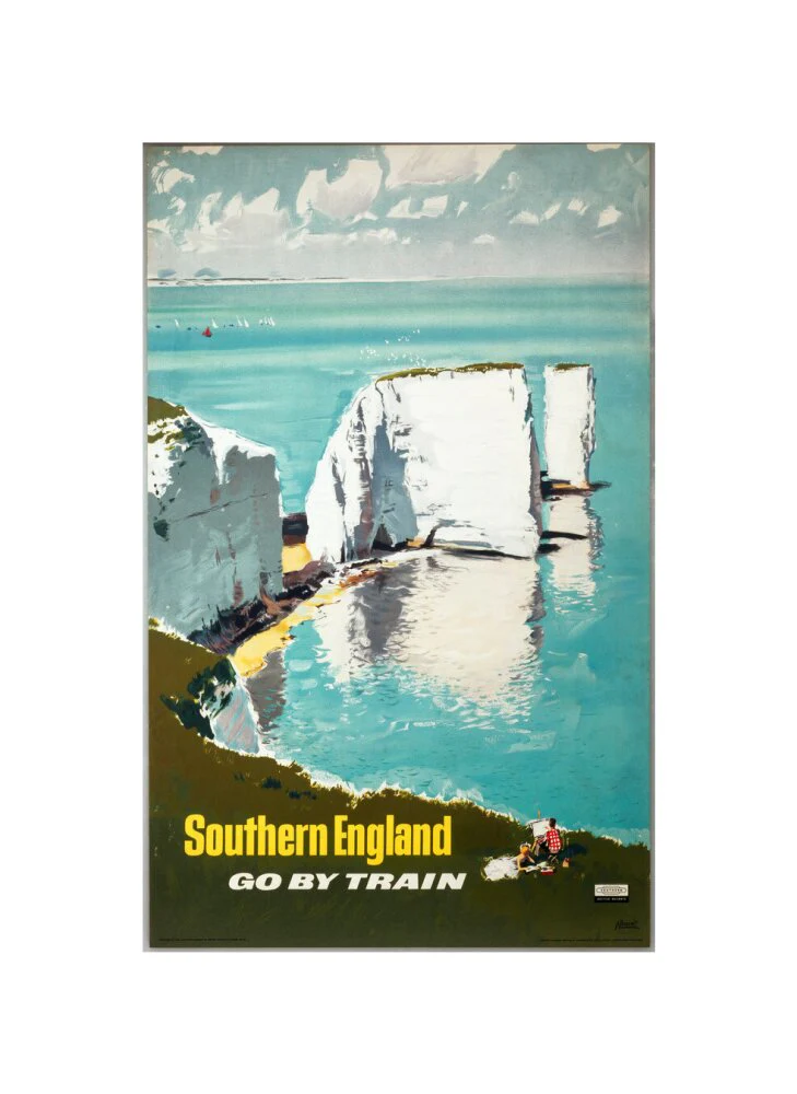 'Southern England, Go by Train', BR (SR) poster, 1960. - Image 60