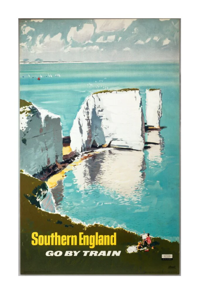 'Southern England, Go by Train', BR (SR) poster, 1960. - Image 63