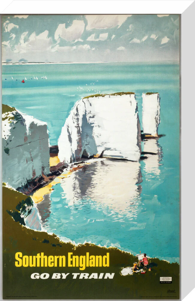 'Southern England, Go by Train', BR (SR) poster, 1960. - Image 65