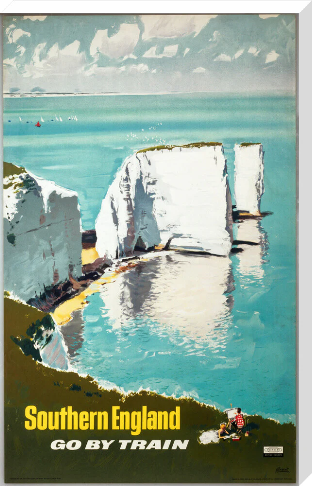 'Southern England, Go by Train', BR (SR) poster, 1960. - Image 67