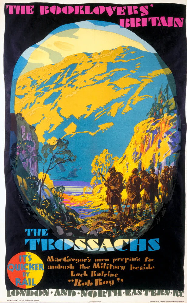 'The Booklovers' Britain: The Trossachs', LNER poster, 1927.