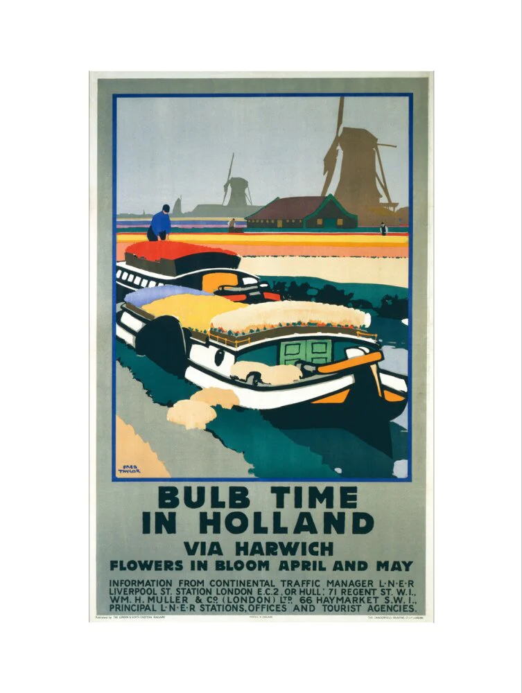 'Bulb Time in Holland’, LNER poster, 1929. - Image 50