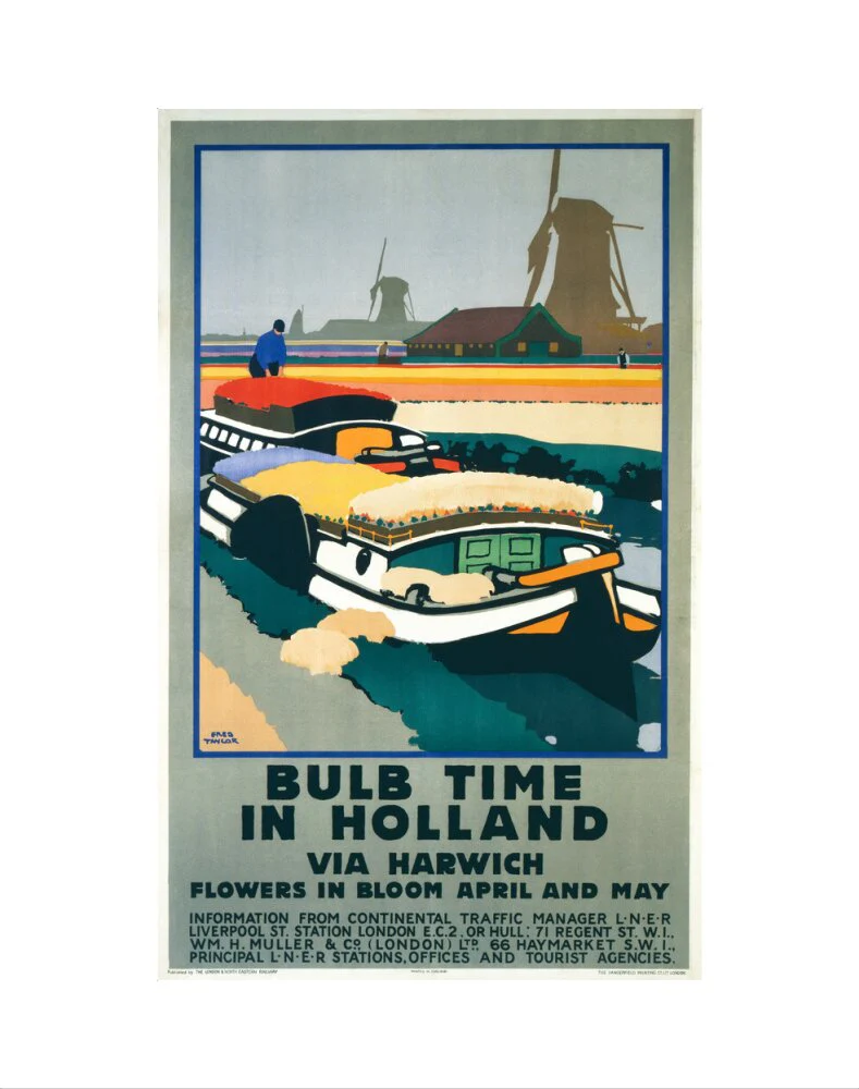 'Bulb Time in Holland’, LNER poster, 1929. - Image 68