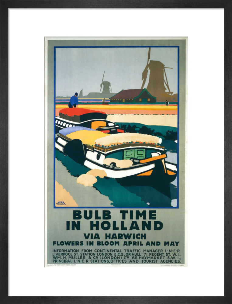 'Bulb Time in Holland’, LNER poster, 1929. - Image 79