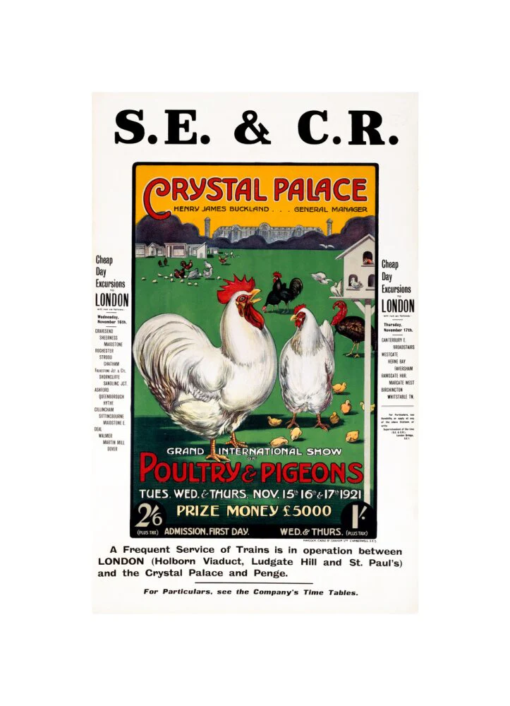 SECR poster, 1921. - Image 27