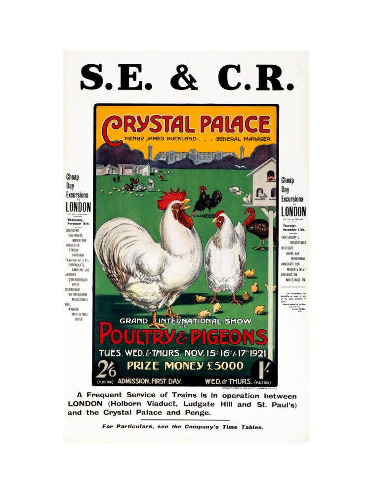 SECR poster, 1921. - Image 50