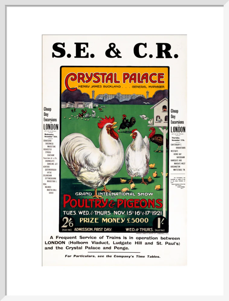 SECR poster, 1921. - Image 52