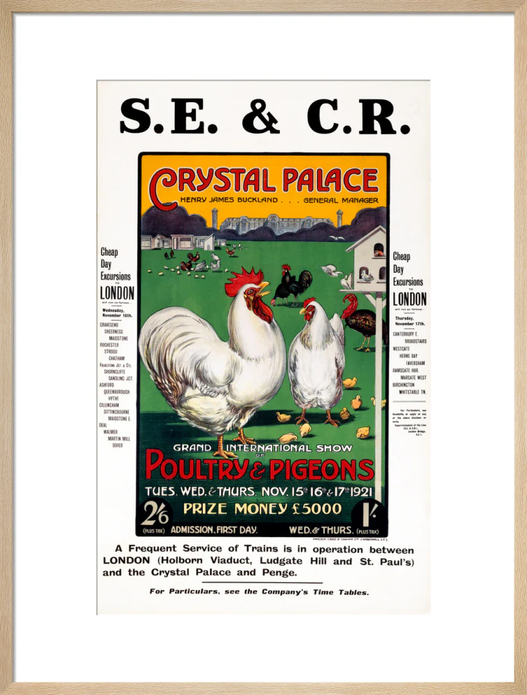 SECR poster, 1921. - Image 54
