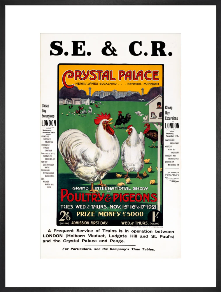 SECR poster, 1921. - Image 56