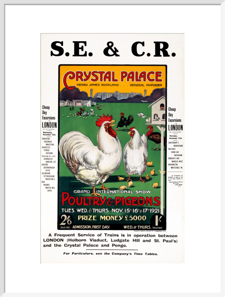 SECR poster, 1921. - Image 57