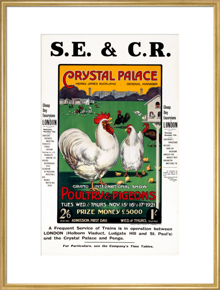 SECR poster, 1921. - Image 58